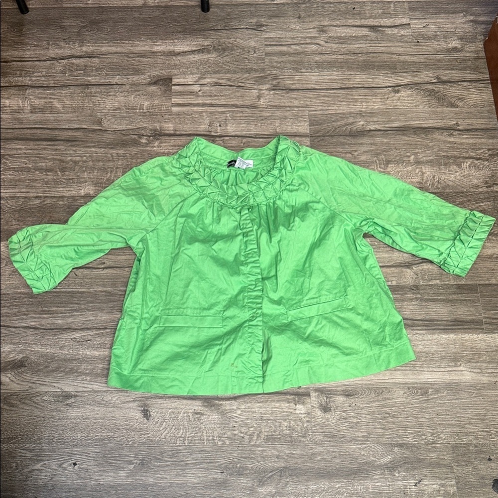 Chloe Dao Elegant Green Women's Blouse